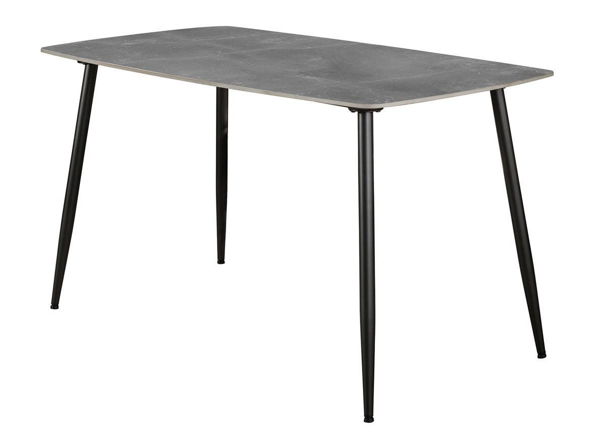 Esstisch BLACKO 140 x 80 cm Keramik hellgrau