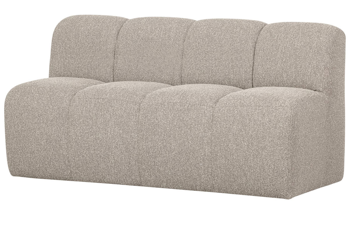 woood Esszimmerbank MOJO 164 cm Bouclé beige melange
