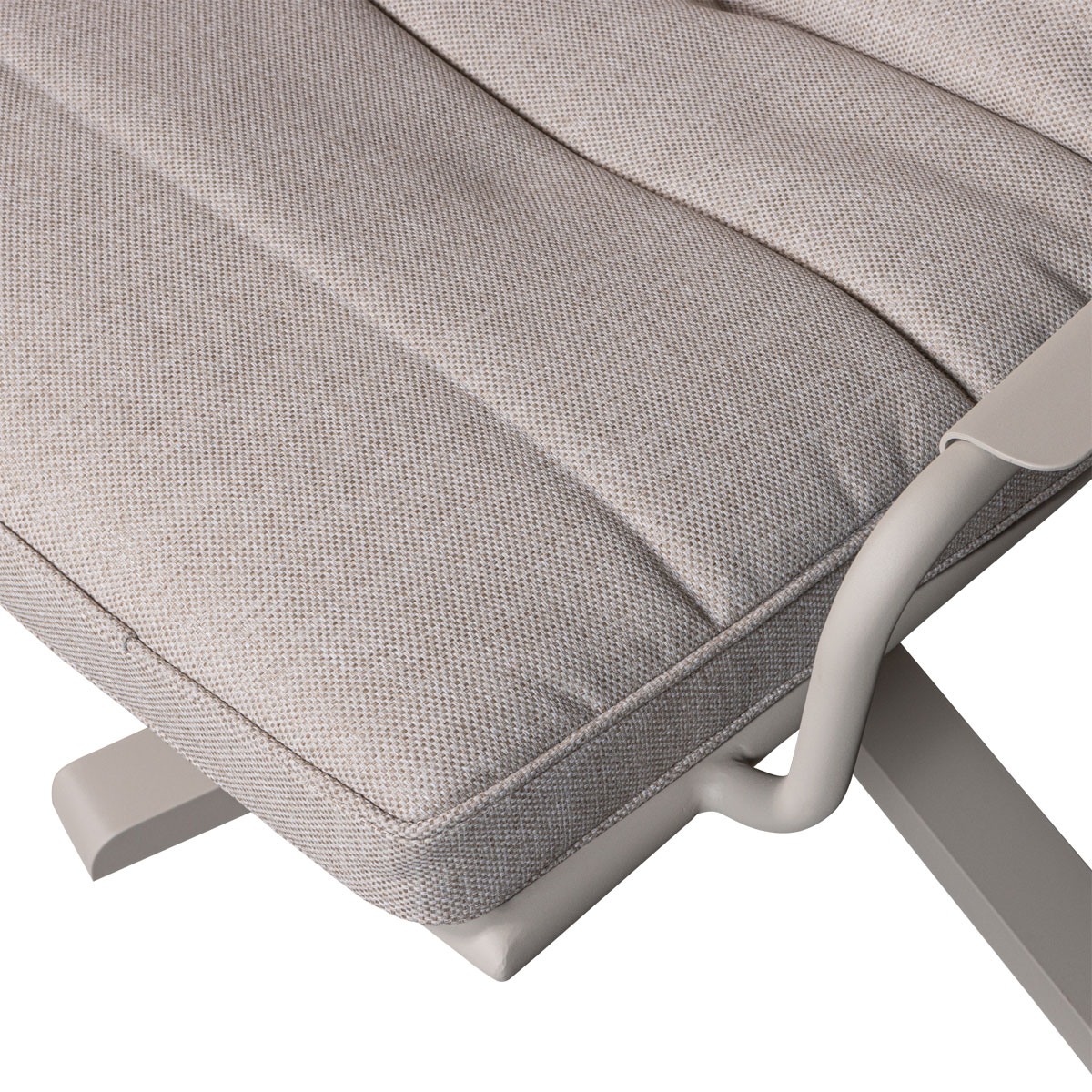 Gartensessel COOSA Alu sandfarben  Relaxsessel