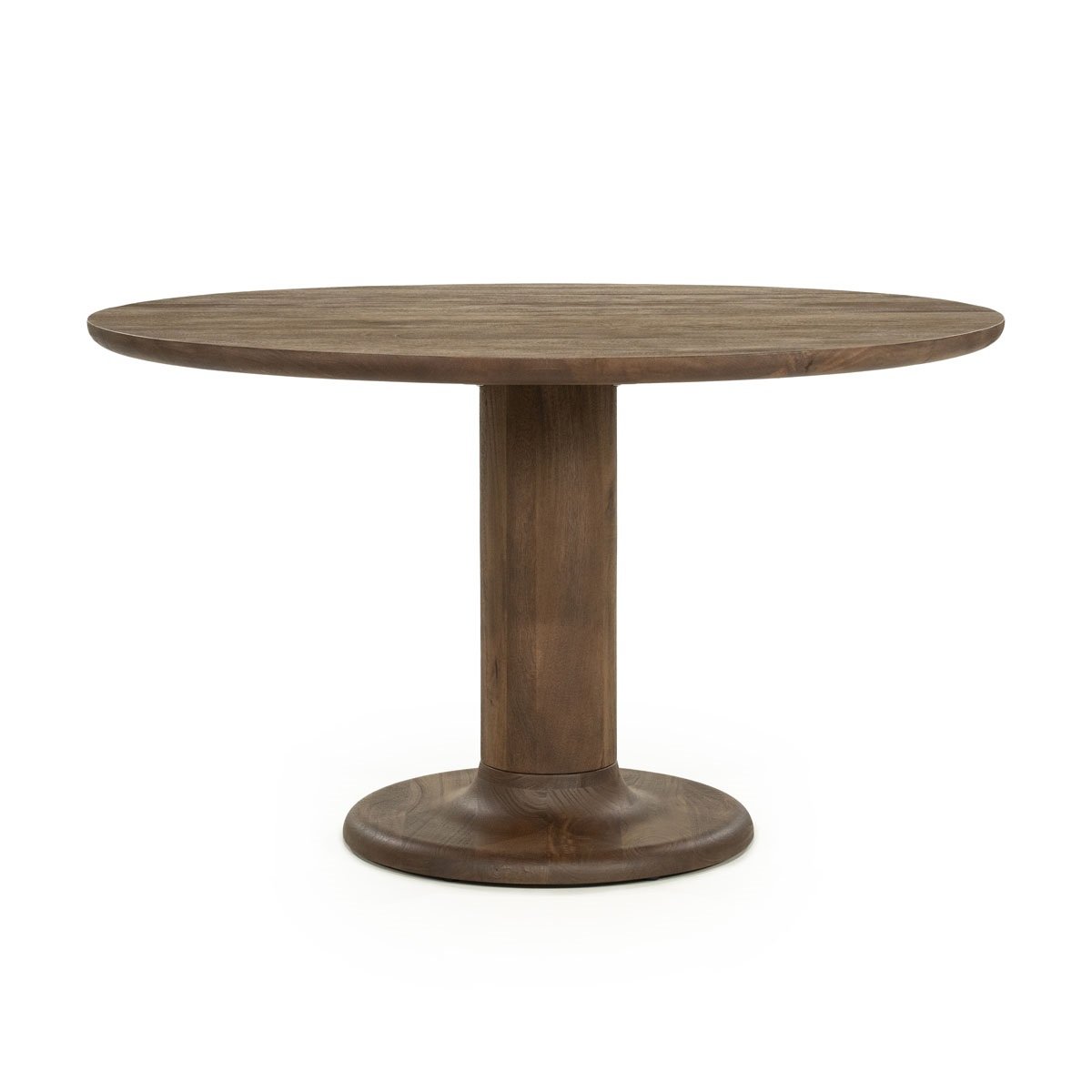 Esstisch Coco rund 130 cm Mango Massivholz braun