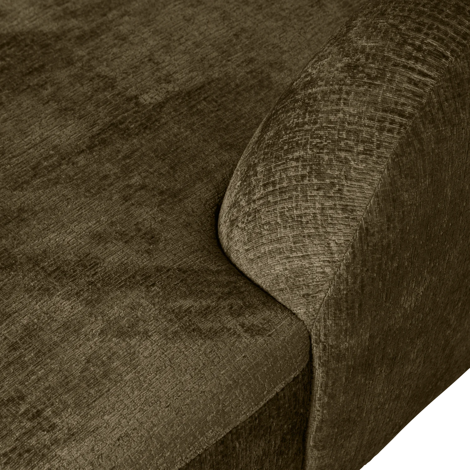 Eckgarnitur Sloping Struktur Velvet bonsai Ecksofa Longchair rechts