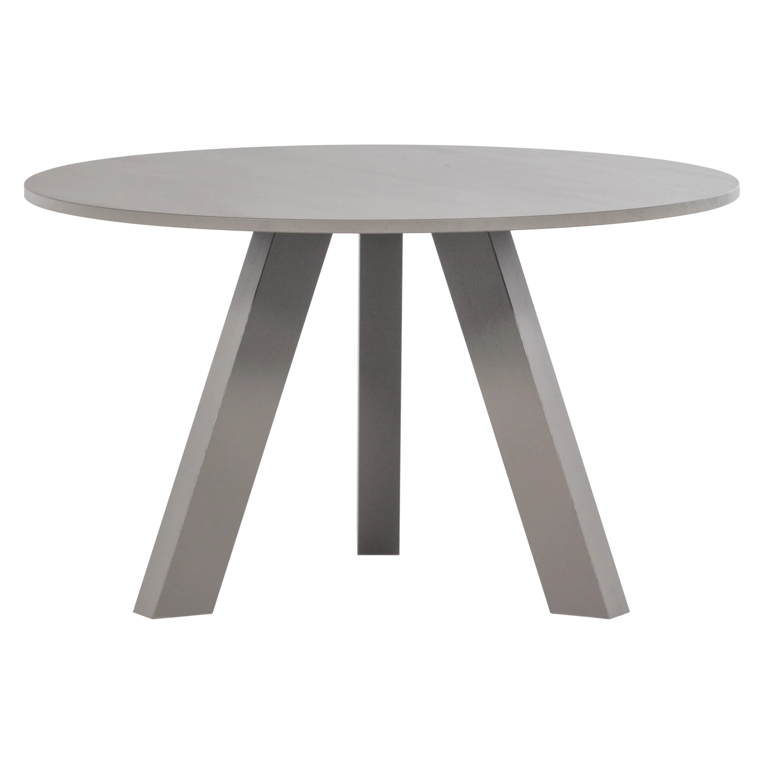 Esstisch RHONDA rund Ø 129 cm Eiche warmgrau  