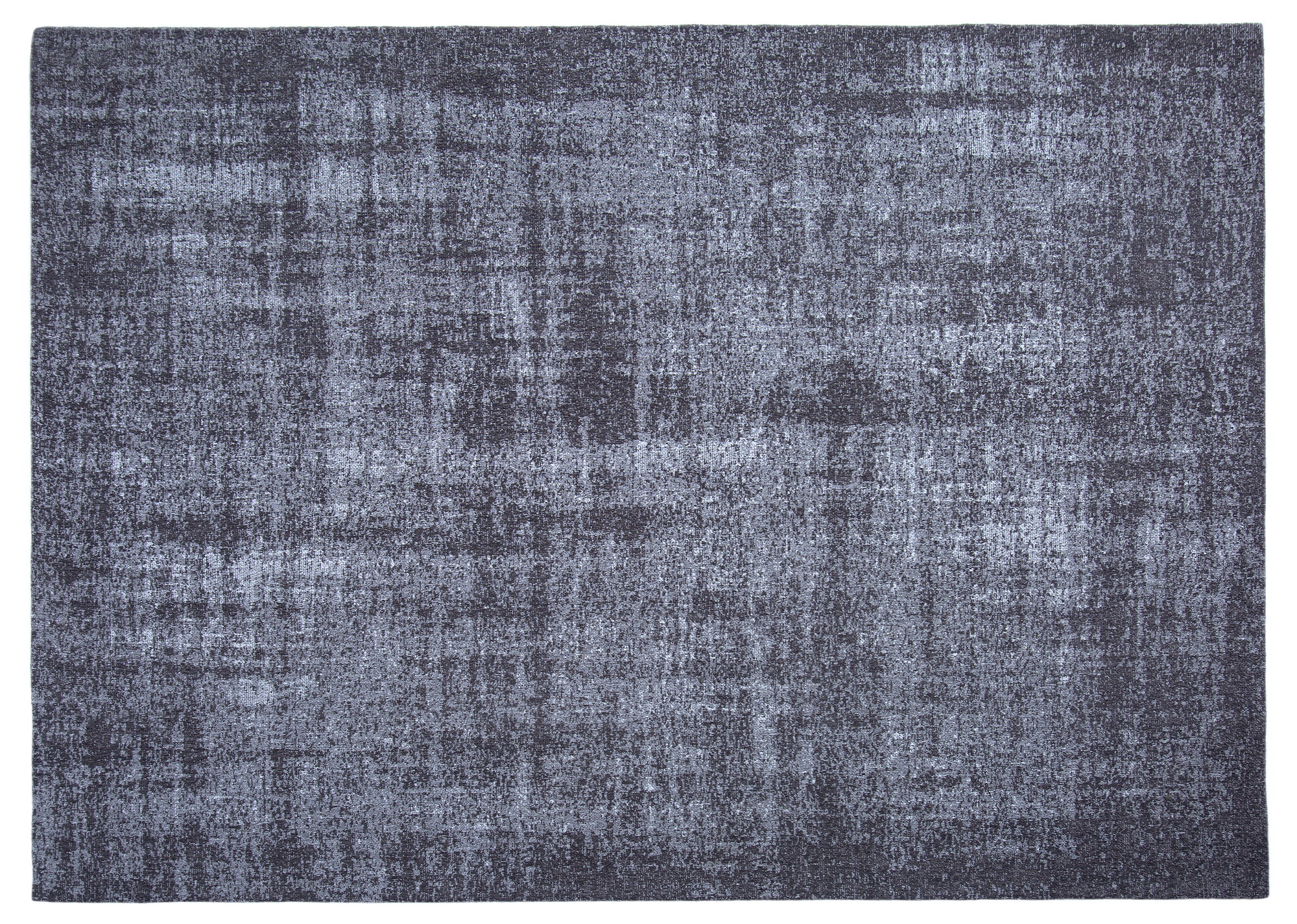 Vintage Teppich Simon 170 x 240 cm Baumwolle grau anthrazit Carpet