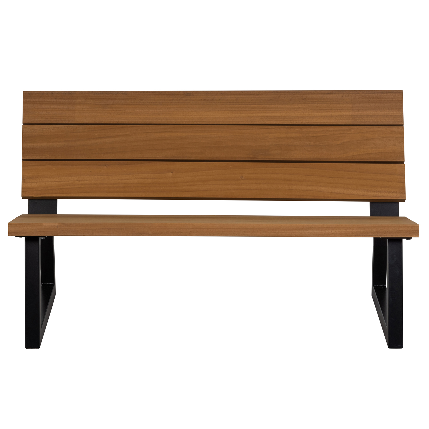 2 Sitzer Gartenbank Banco 132 cm afrikanisches Weichholz