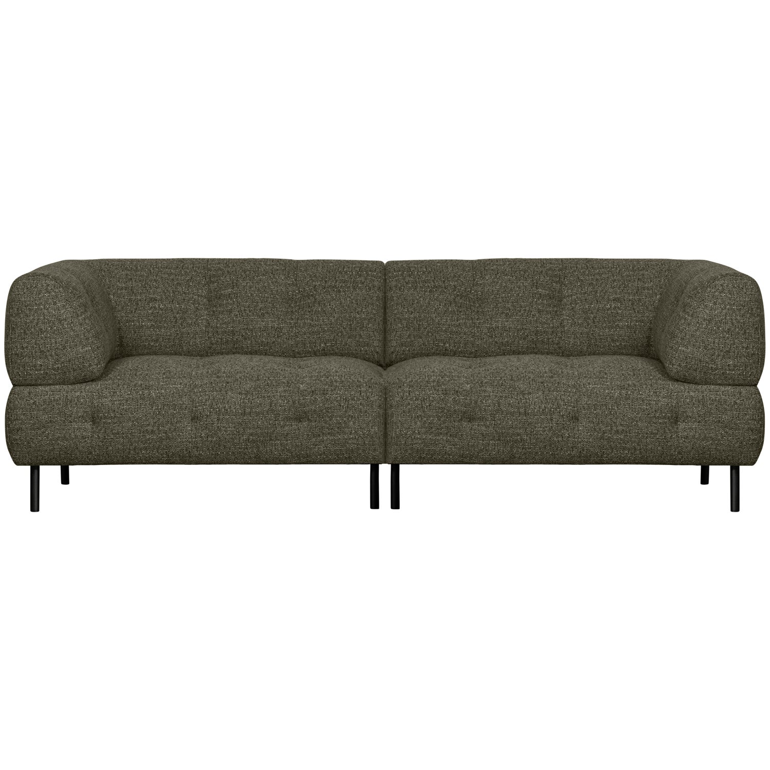 4 Sitzer Sofa Lloyd grober Webstoff grün-melange Couch