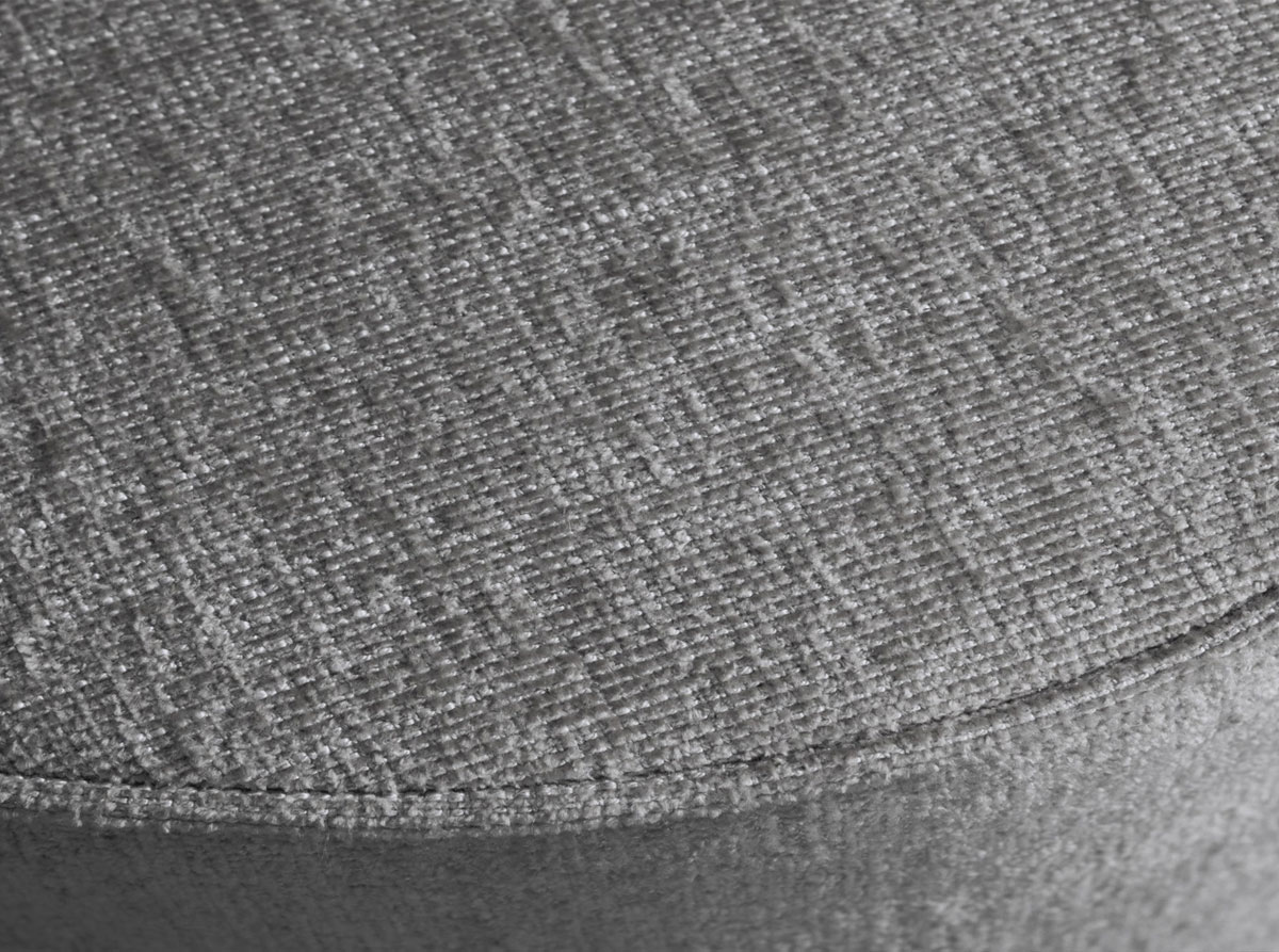 Pouf PEARL XL Ø 40 cm Hocker Sitzhocker denim melange