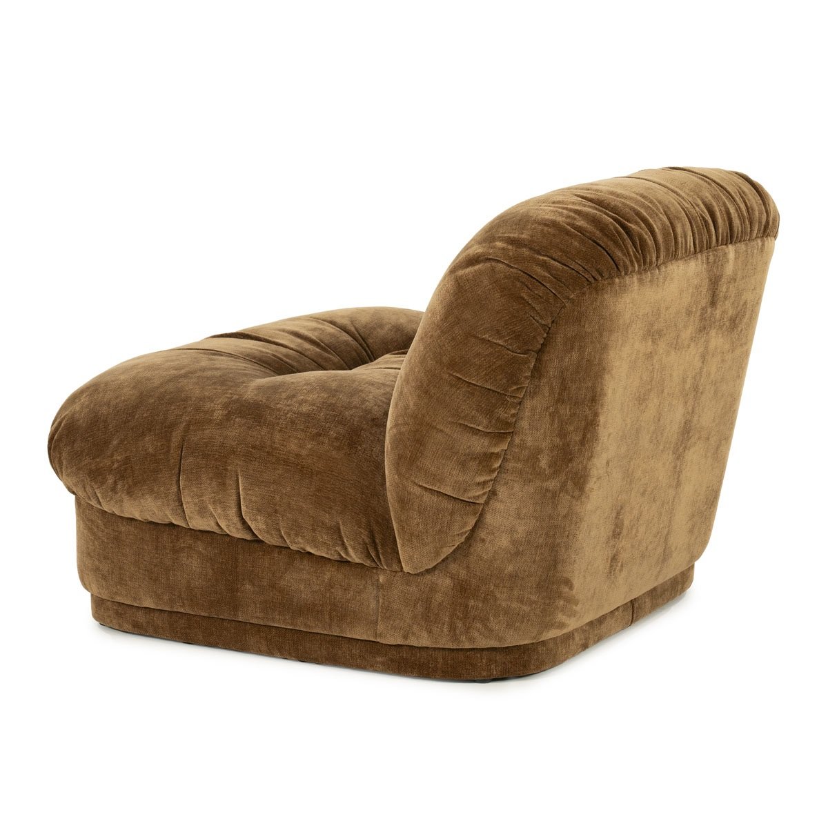 Sessel gepolstert Nook Stoff Blim senffarben