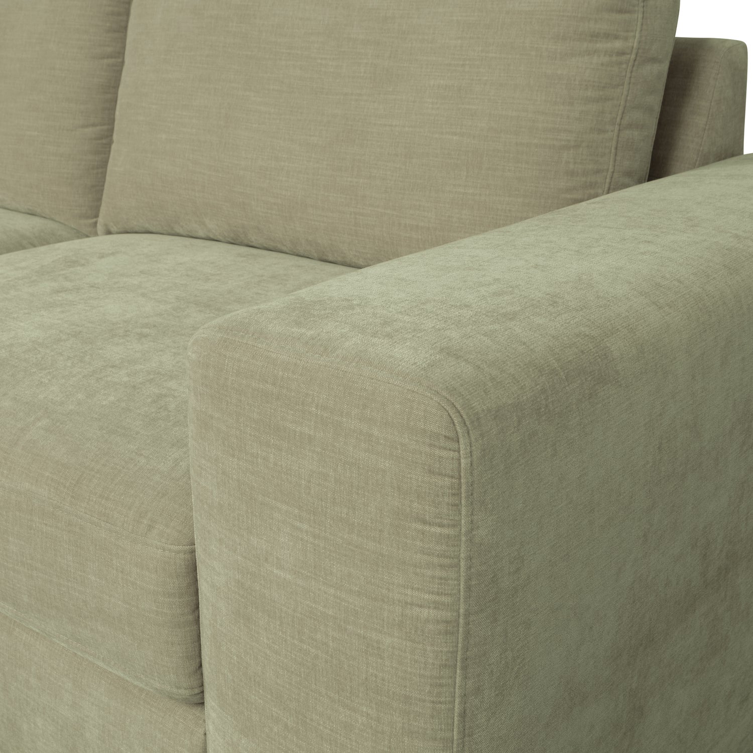 Sofaelement FAMILY 90 cm Element Webstoff grün