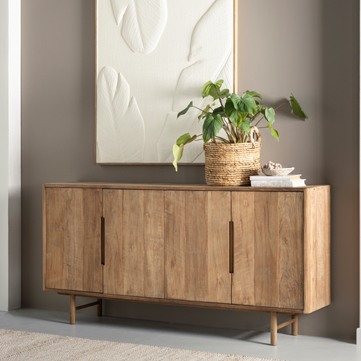 Sideboard Bliss 180 cm recyceltes Teakholz Kommode