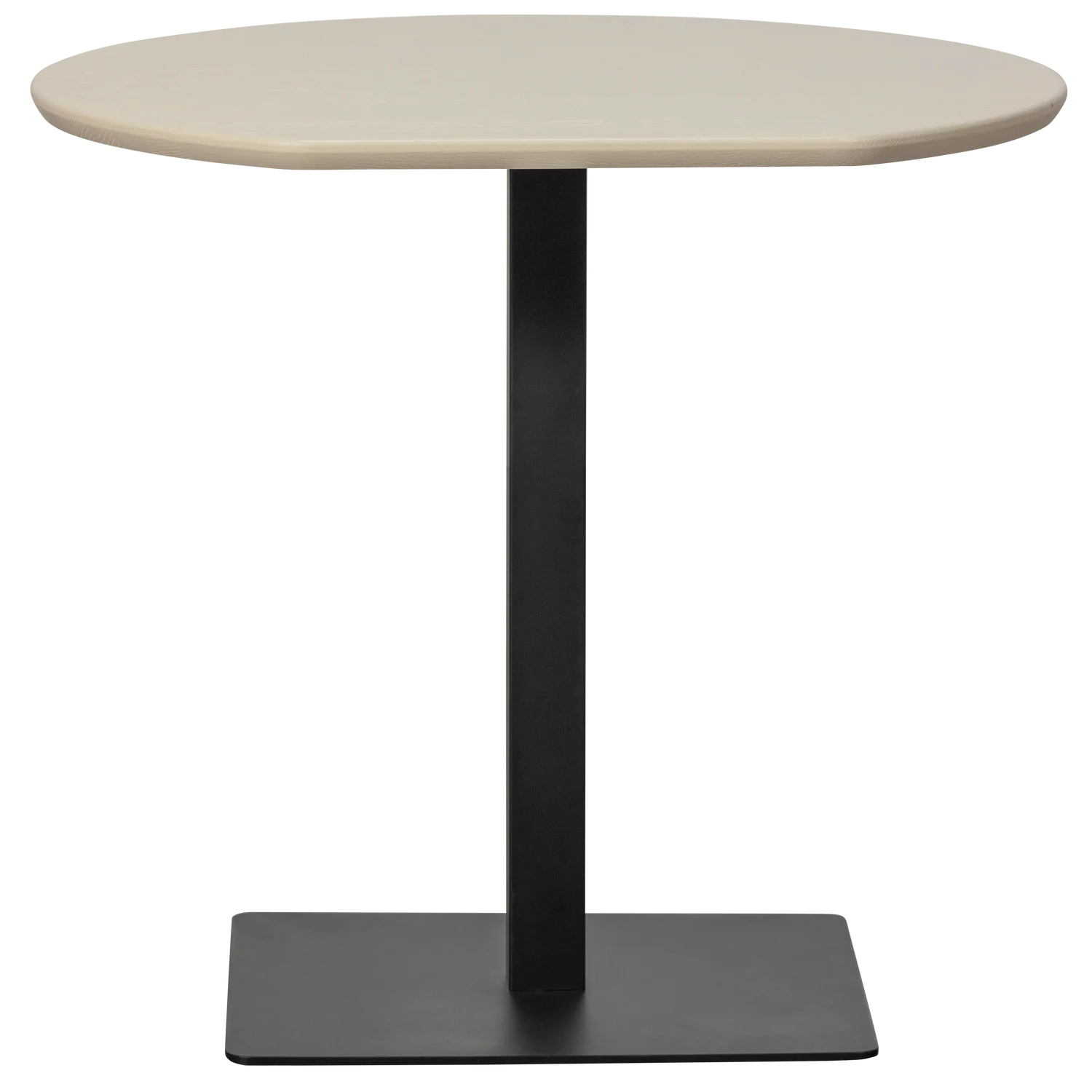 Bistrotisch Esstisch ENDE 79 x 73 cm Eiche massiv dakargrau