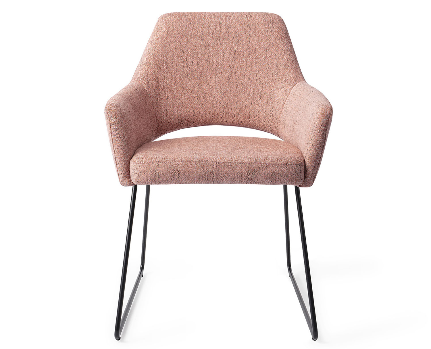 Esszimmerstuhl Yanai Stuhl Stoff pink