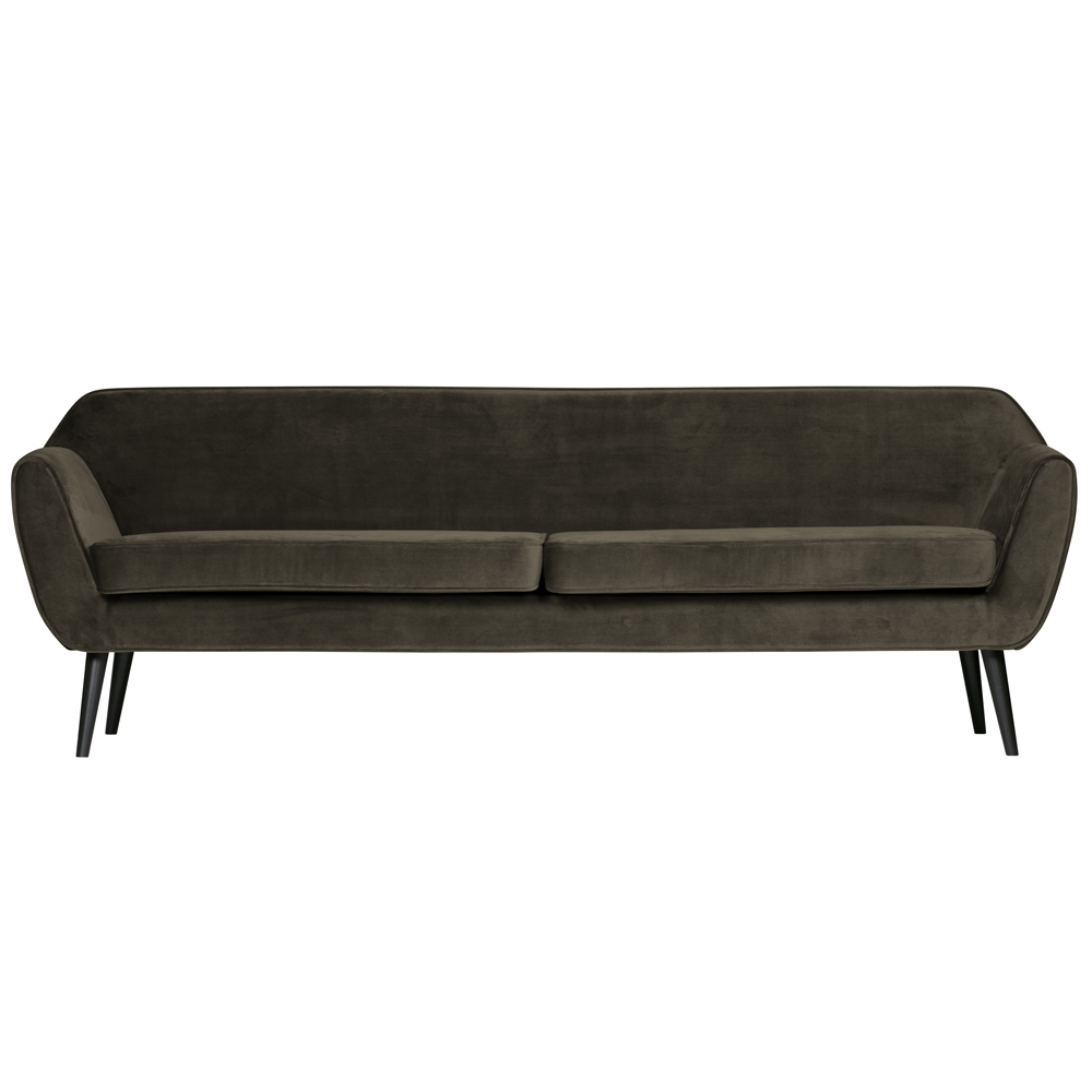 woood 4 Sitzer Sofa Rocco warmes grün B 230 cm Couch Garnitur Loungesofa Couchgarnitur