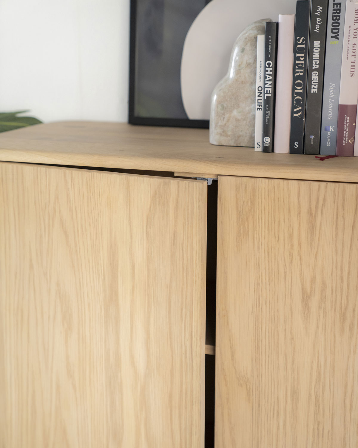 Highboard Harvey 2-türig H 150 cm Eiche natur