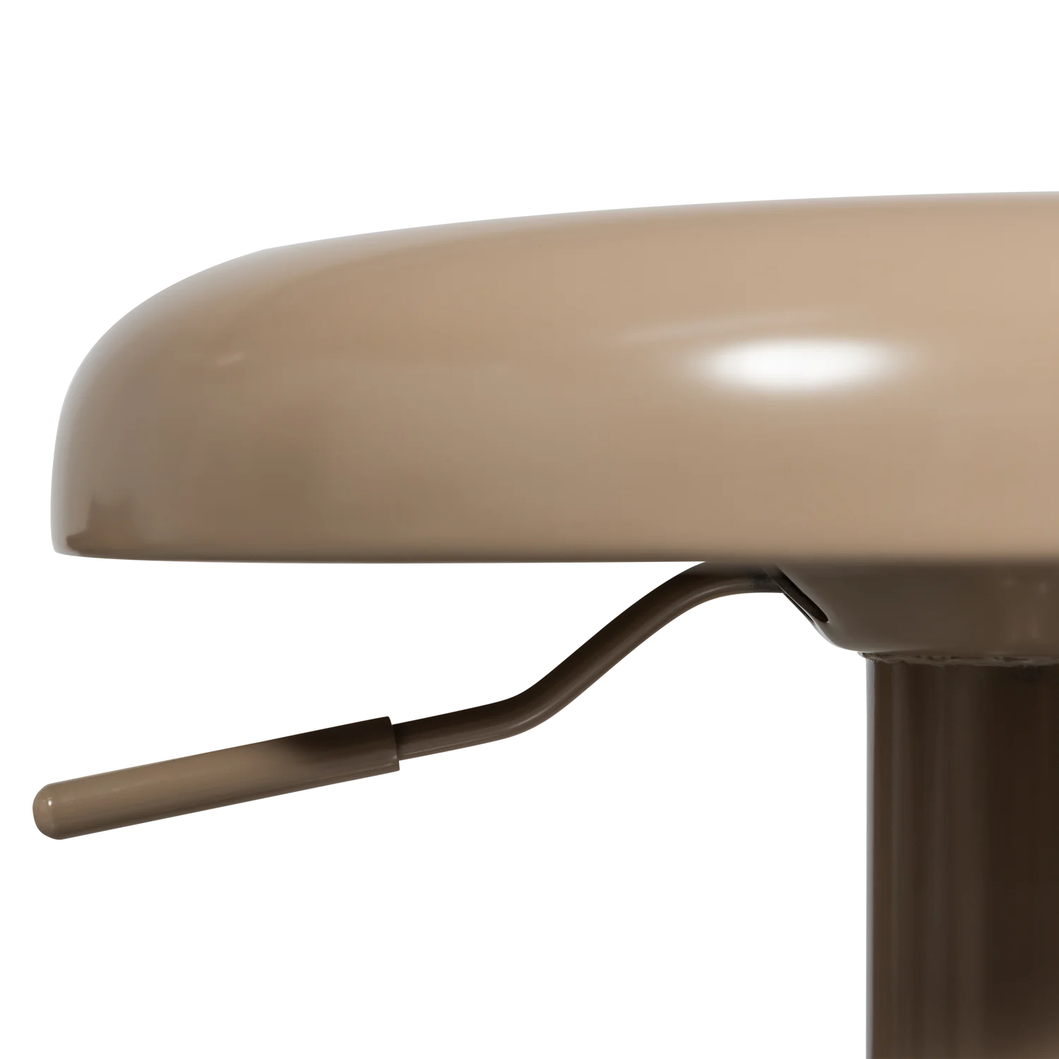 Barhocker ISAAC SH 61-81 cm höhenverstellbar Metall sandfarben Barstuhl