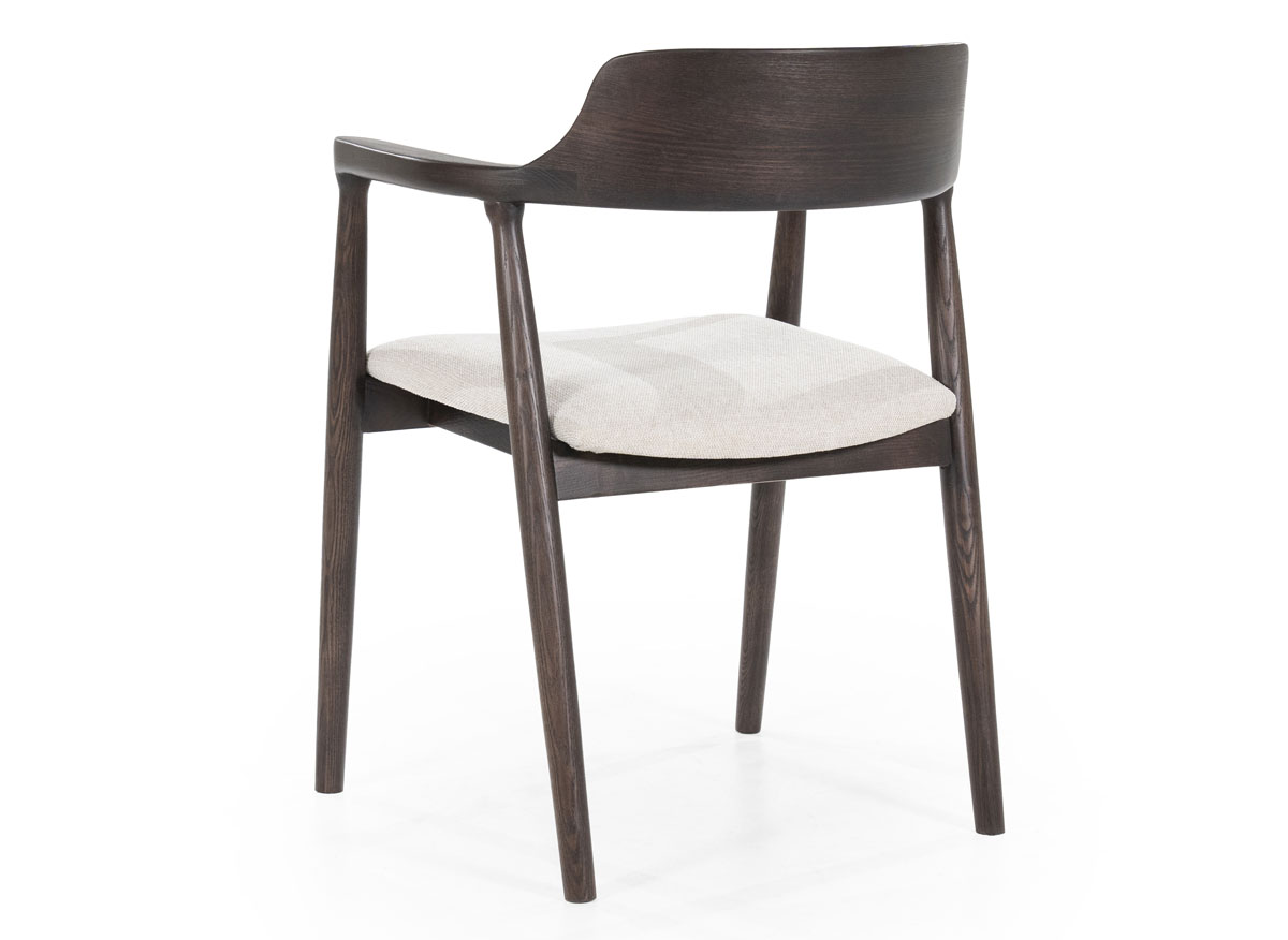 Esszimmerstuhl Stuhl Yorick Armlehnstuhl Esche Holz dunkelbraun