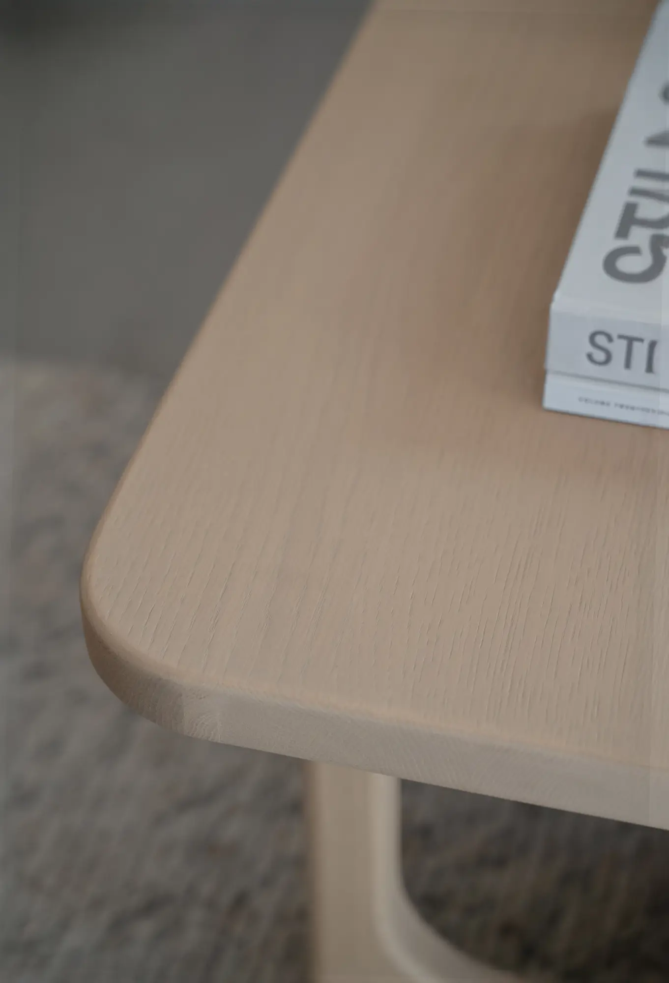 Couchtisch SICROLL 160 x 70 cm Eiche white wash