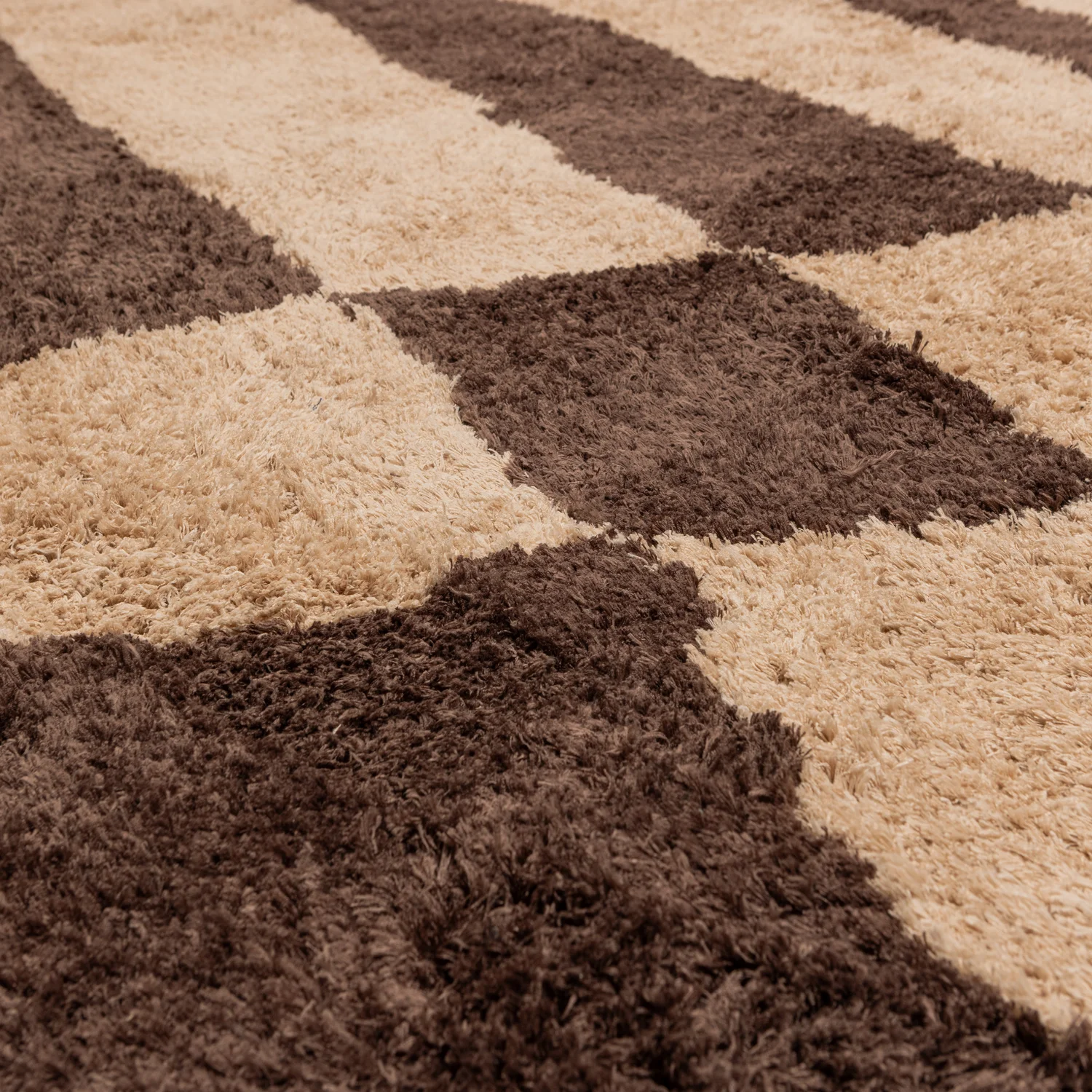 Teppich FAFA 300 x 200 cm drafisches Design natur/braun Carpet