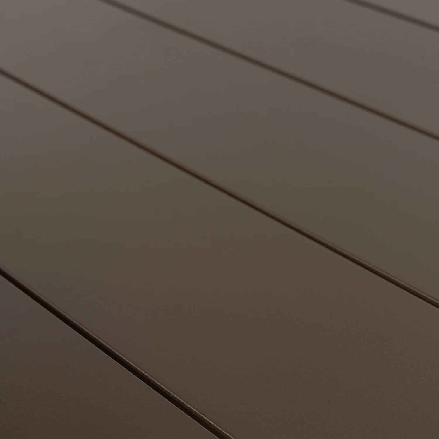 Garten Beistelltisch BEAR 87 x 87 cm Aluminium braun