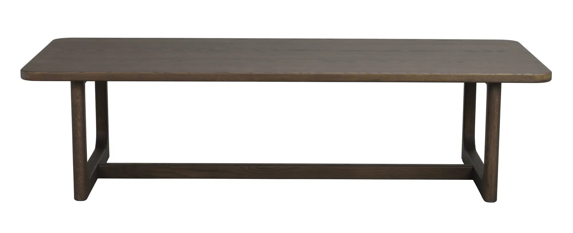 Couchtisch SICROLL 160 x 70 cm Eiche dunkelbraun
