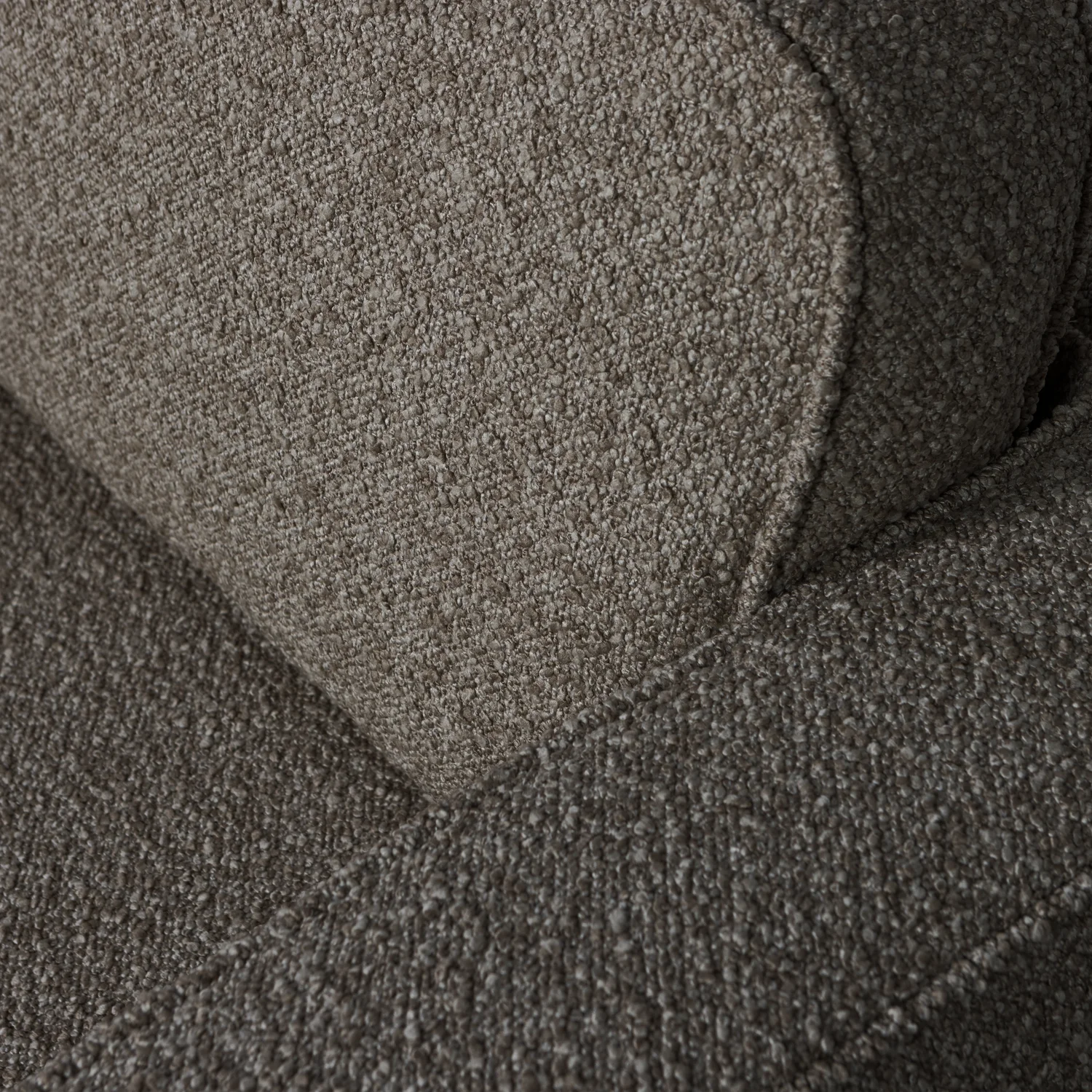 Sessel drehbar LAZY Bouclé anthrazit Drehsessel Fernsehsessel