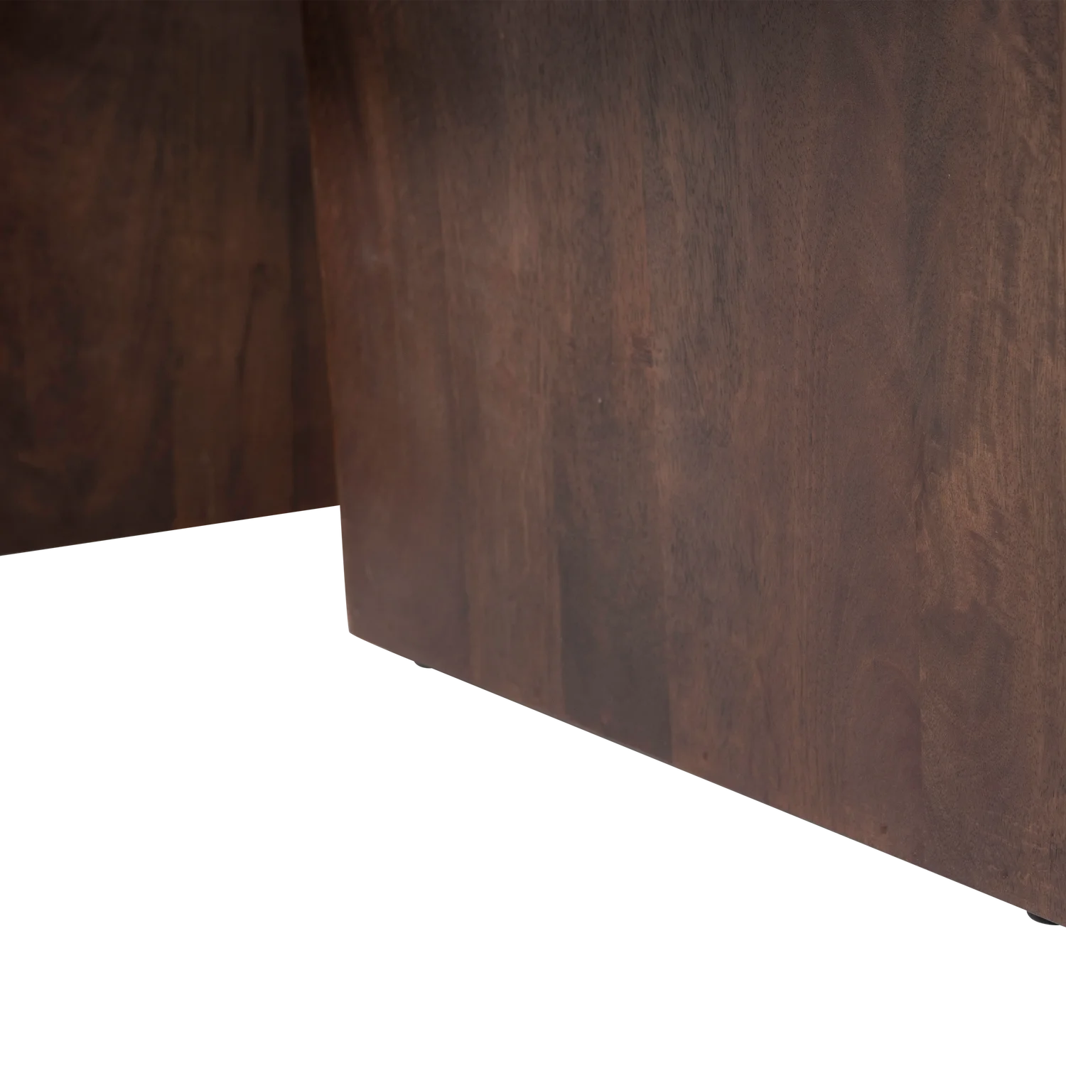 Couchtisch Seam 110 x 60 cm oval Mangoholz wallnussbraun