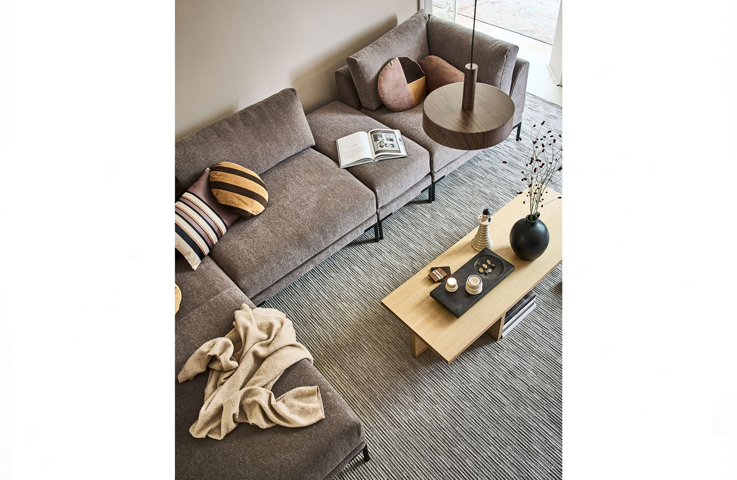 vtwonen Loveseat Sessel Couple Element Webstoff taupe