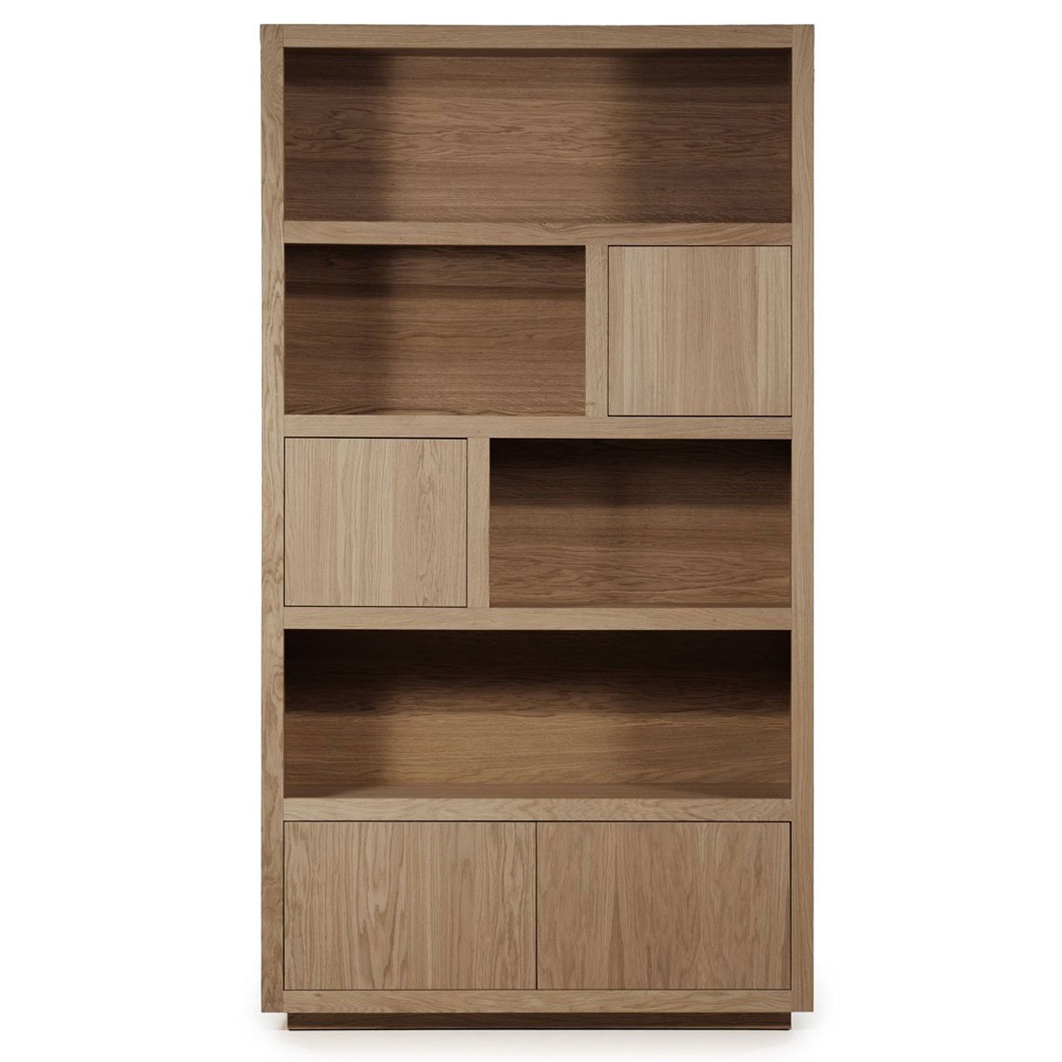 Schrank Regal Highboard Helsinki H 220 cm Eiche hellbraun
