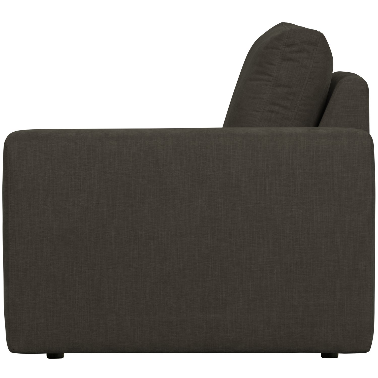Sofaelement FAMILY mit Armlehne rechts Element Webstoff anthrazit