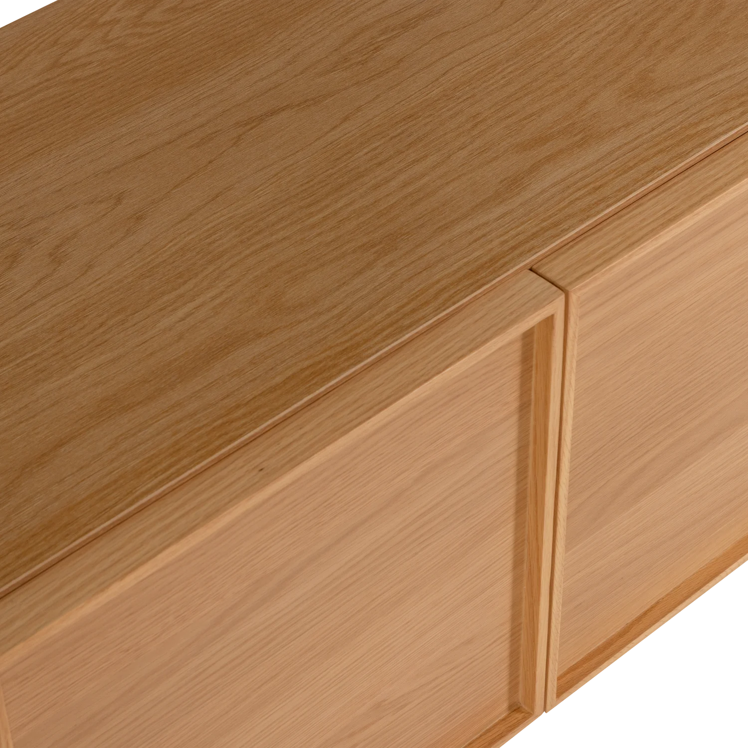 TV Möbel Lowboard TOURS 180 cm MDF Melamin beschichtet natur
