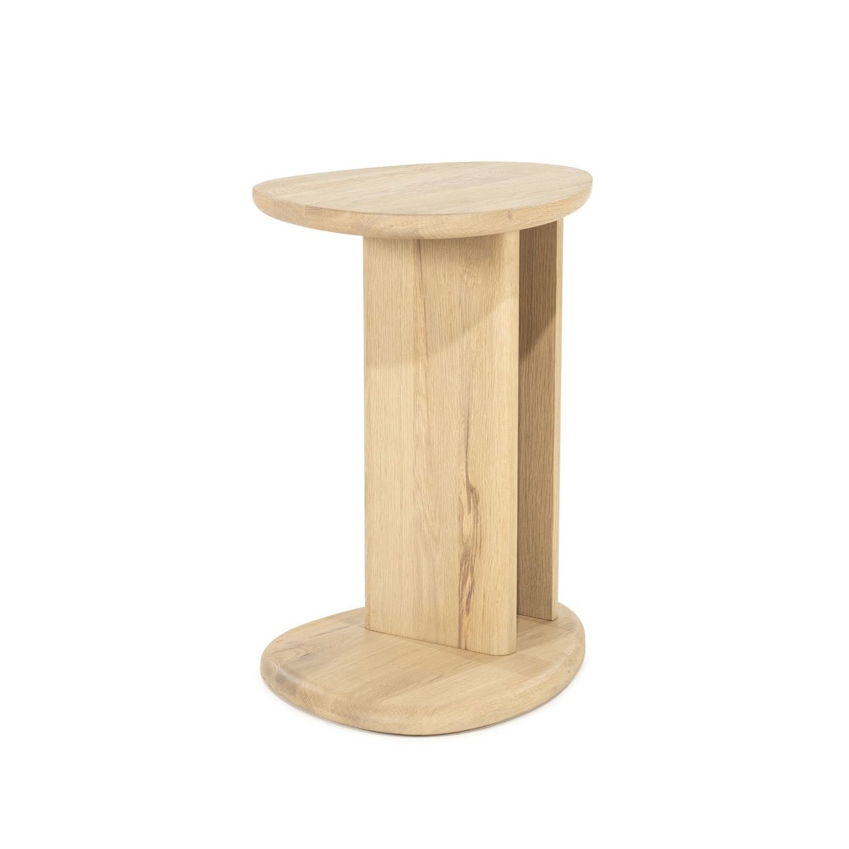 Beistelltisch Lori H 55 cm Eiche Massivholz brauntöne