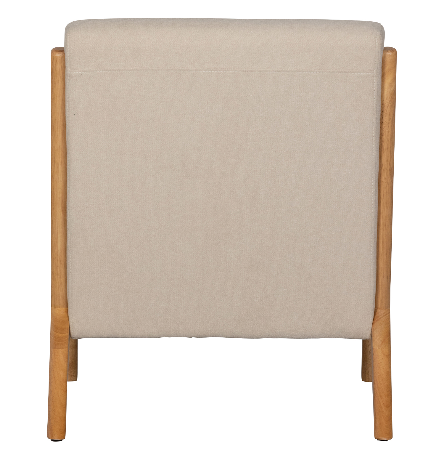 woood Lounge Sessel Mark Webstoff naturel