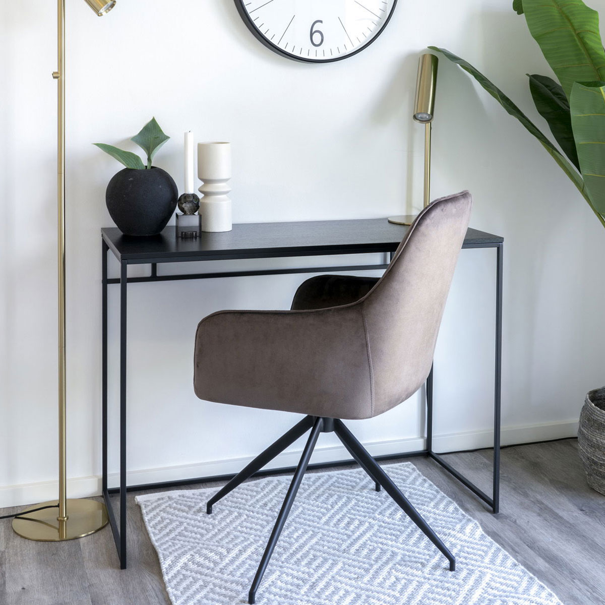 2er Set Armlehnstuhl HARALD drehbar Kunstleder hellbraun  