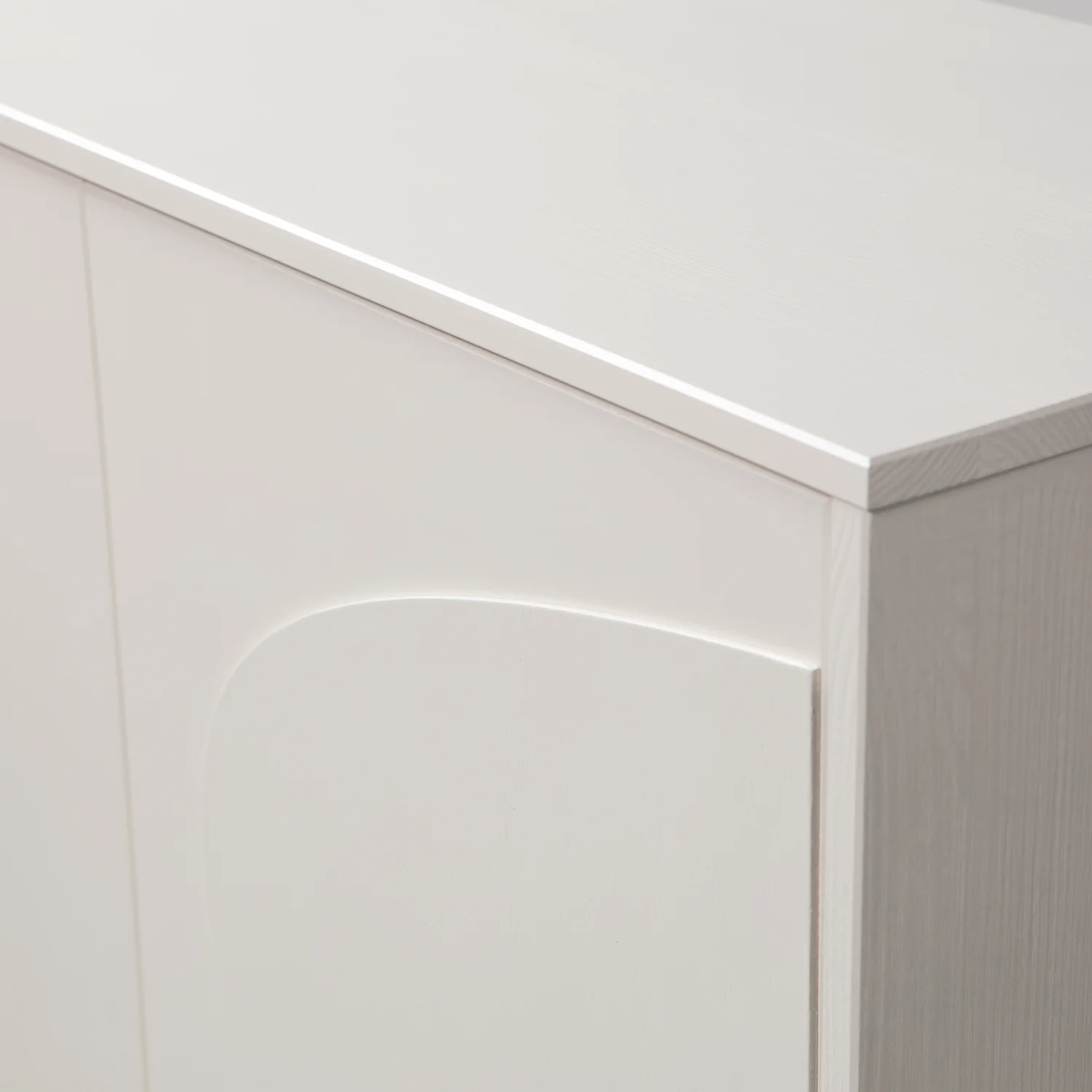 Schrank CADIZ H 135 cm Kiefer Massivholz nebelgrau Aufbewahrungsschrank