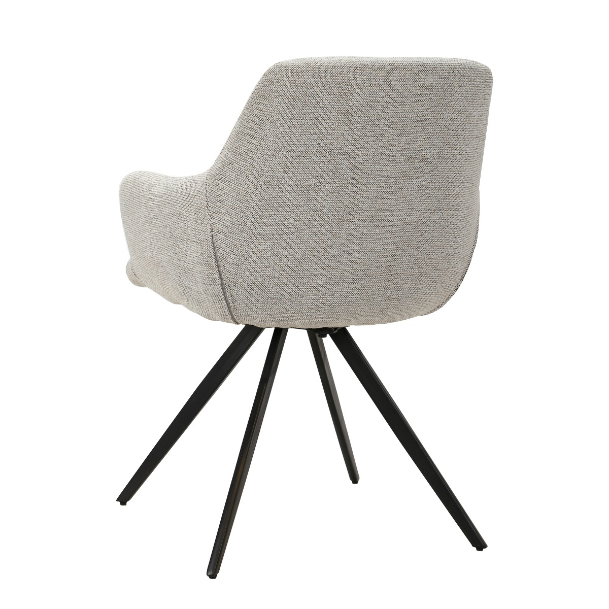 Esszimmerstuhl Doreen drehbar Stoff natur beige