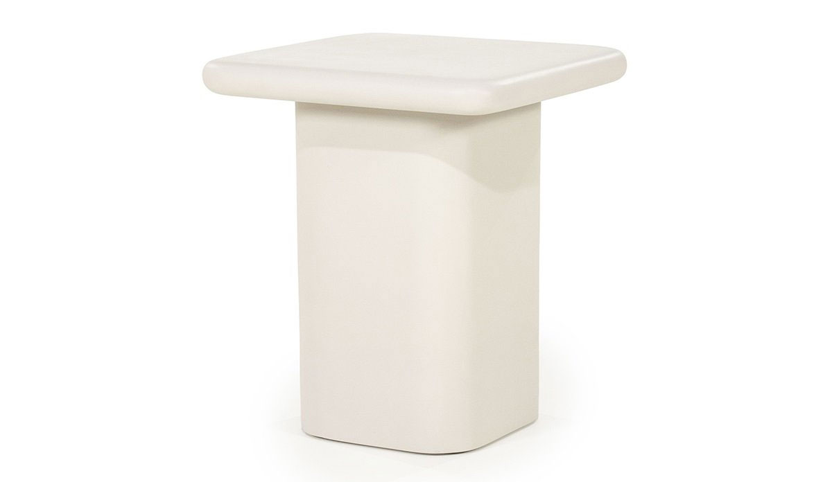 Beistelltisch Siminto 40 x 40 cm Zement beige