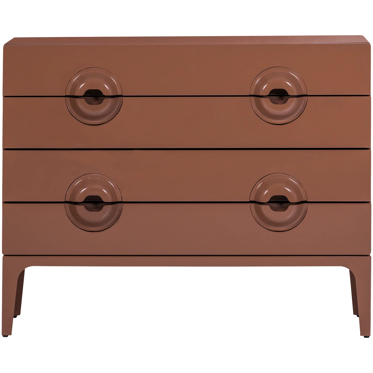 Sideboard MERGE B 110 cm Schubladenschrank Eukalyptusholz altrosa