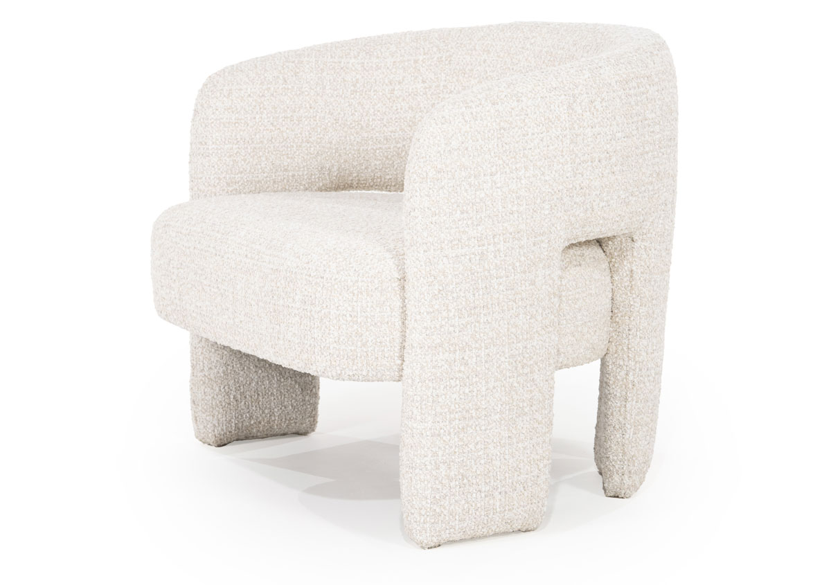 Sessel Hamilton stoffbezogen beige Clubsessel Fernsehsessel