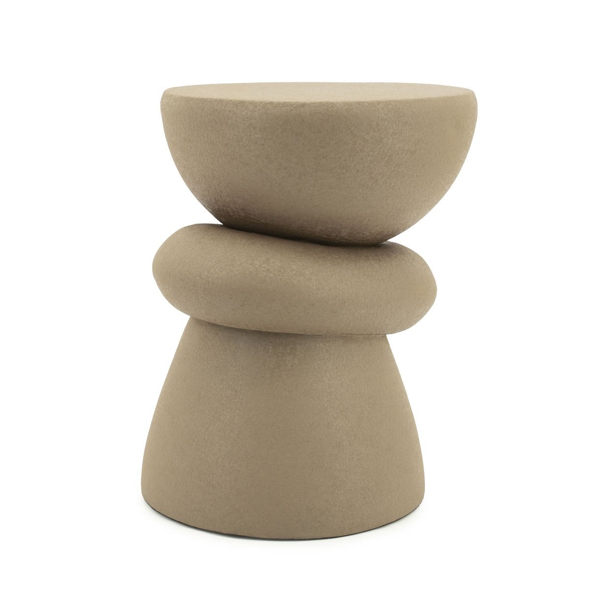 Beistelltisch Kerun H 47 cm Metall braun