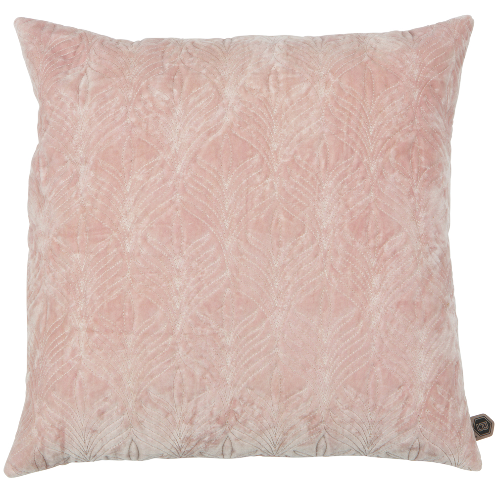 Kissen TWIG 50 x 50 cm Samt Baumwolle Dekokissen Dekokissen Sofakissen