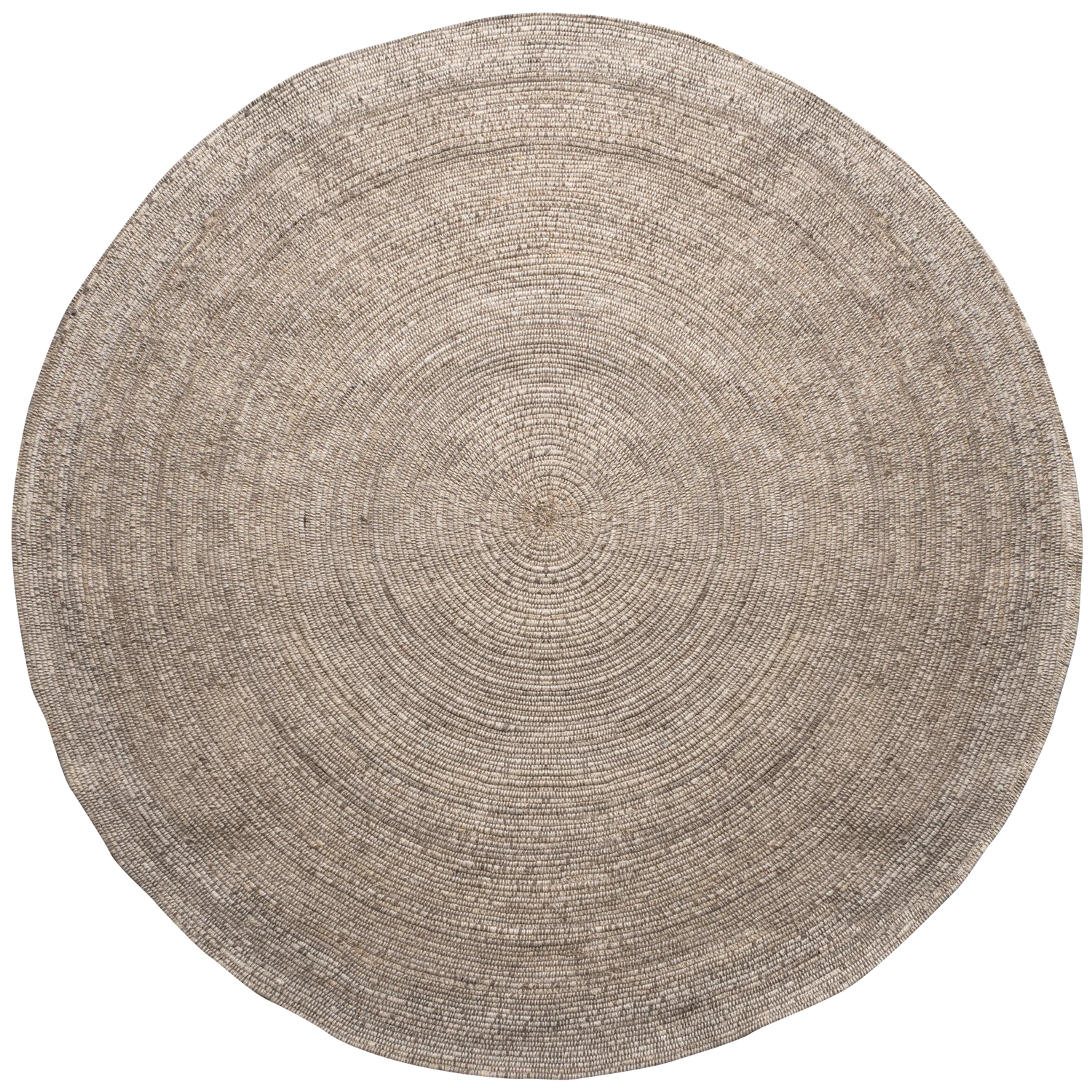 Teppich UTOPIA Ø 200 cm Bouclé Mischgewebe natur
