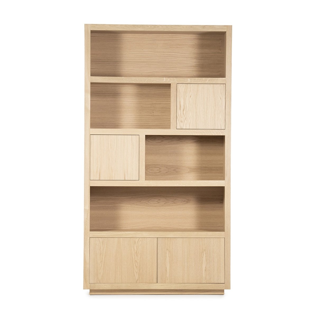 Schrank Regal Highboard Helsinki H 220 cm Eiche Brauntöne