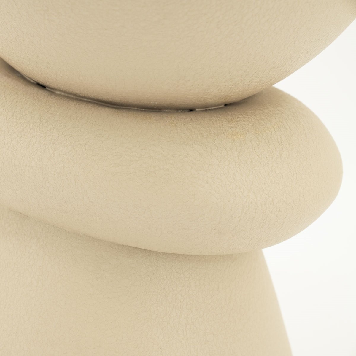 Beistelltisch Kerun H 47 cm Metall beige