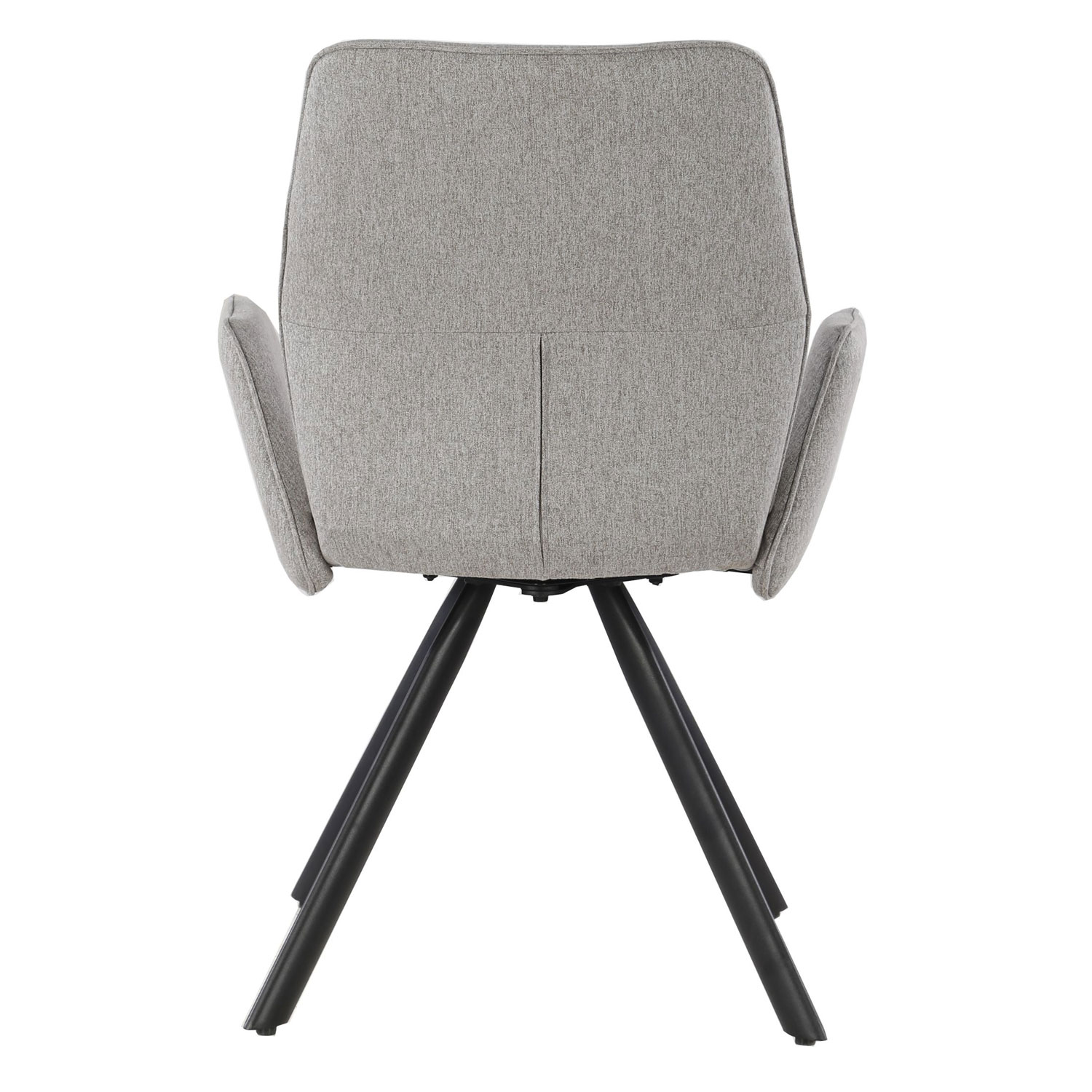 Esszimmerstuhl Diana drehbar Stoff taupe