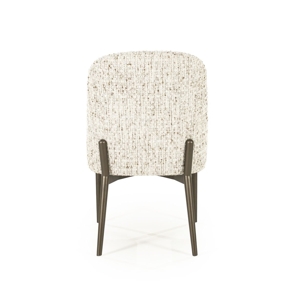 Esszimmerstuhl Tobias Vierfußstuhl Metall Stoff beige