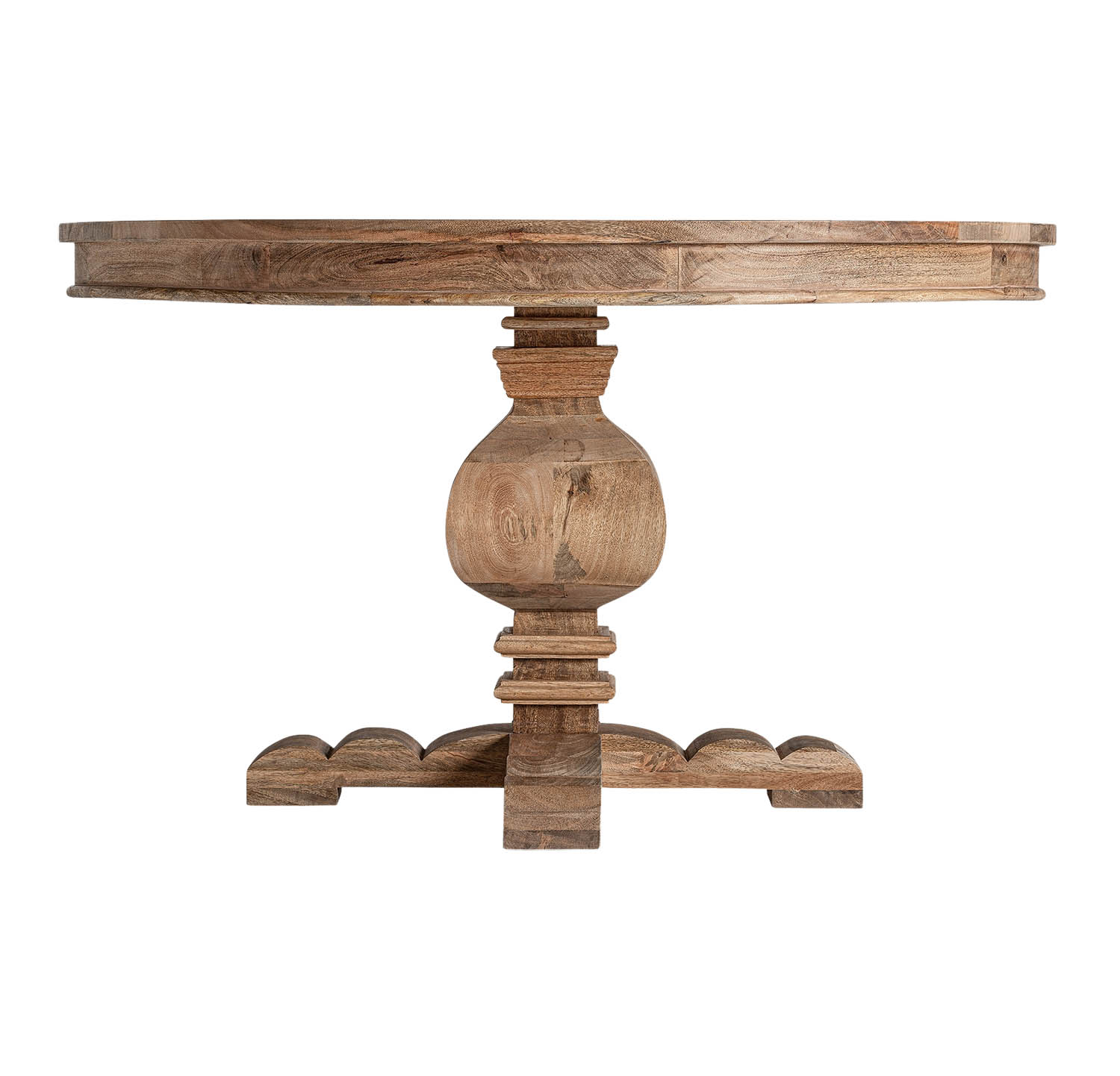 VICAL Esstisch KEHRIG rund 130 cm Mangholz massiv