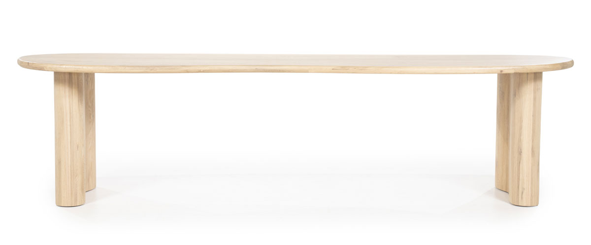 Esstisch JOSH 300 x 110 cm Eiche natur