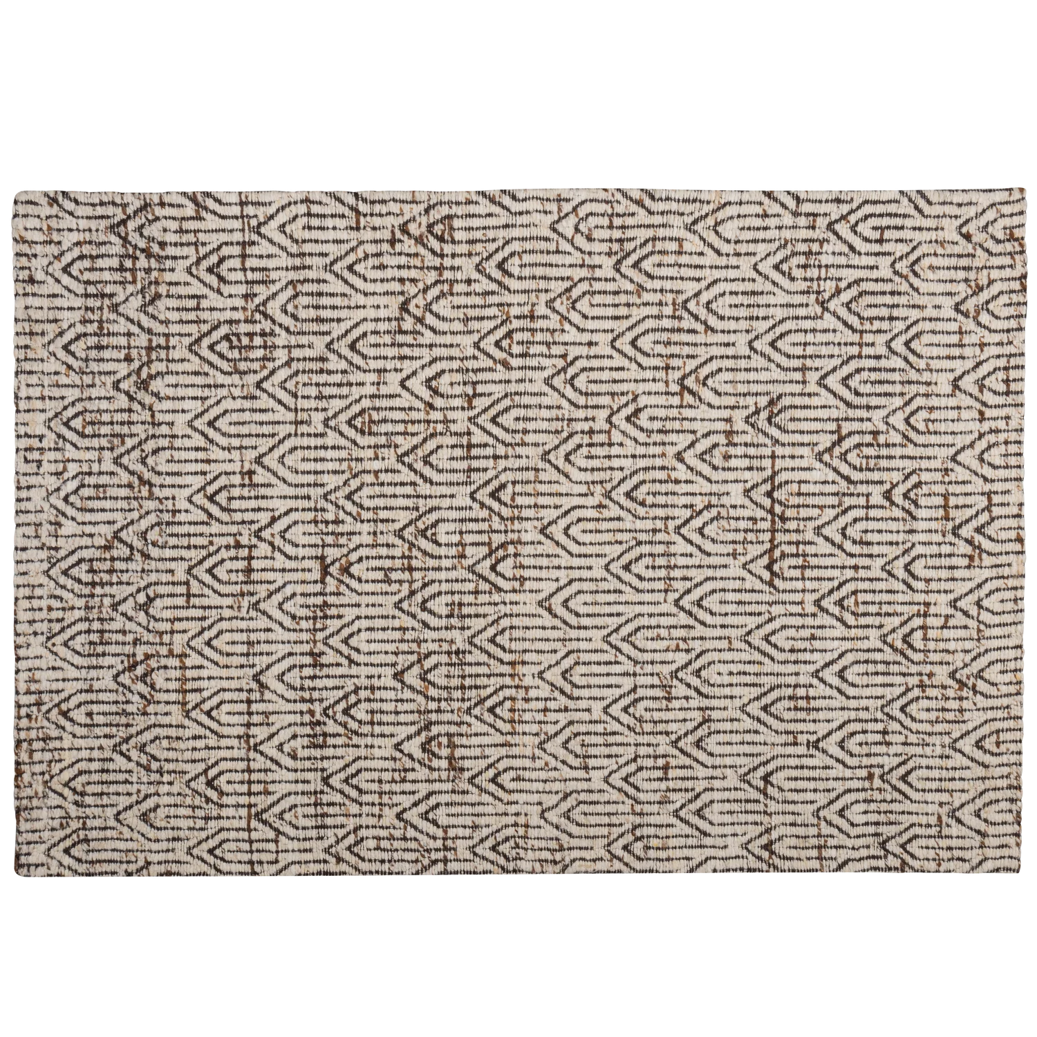 Teppich JOSLIN 240 x 170 cm Wolle natur melange Carpet