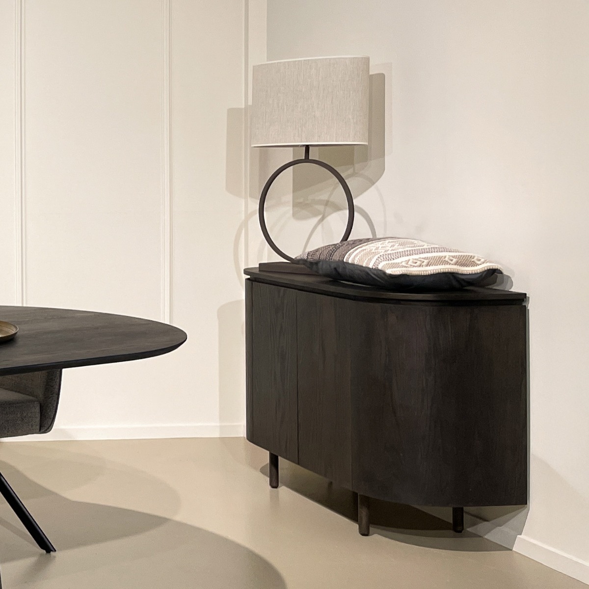 Kommode Tobago 115 cm Eiche Furnier Espresso braun Sideboard Schrank