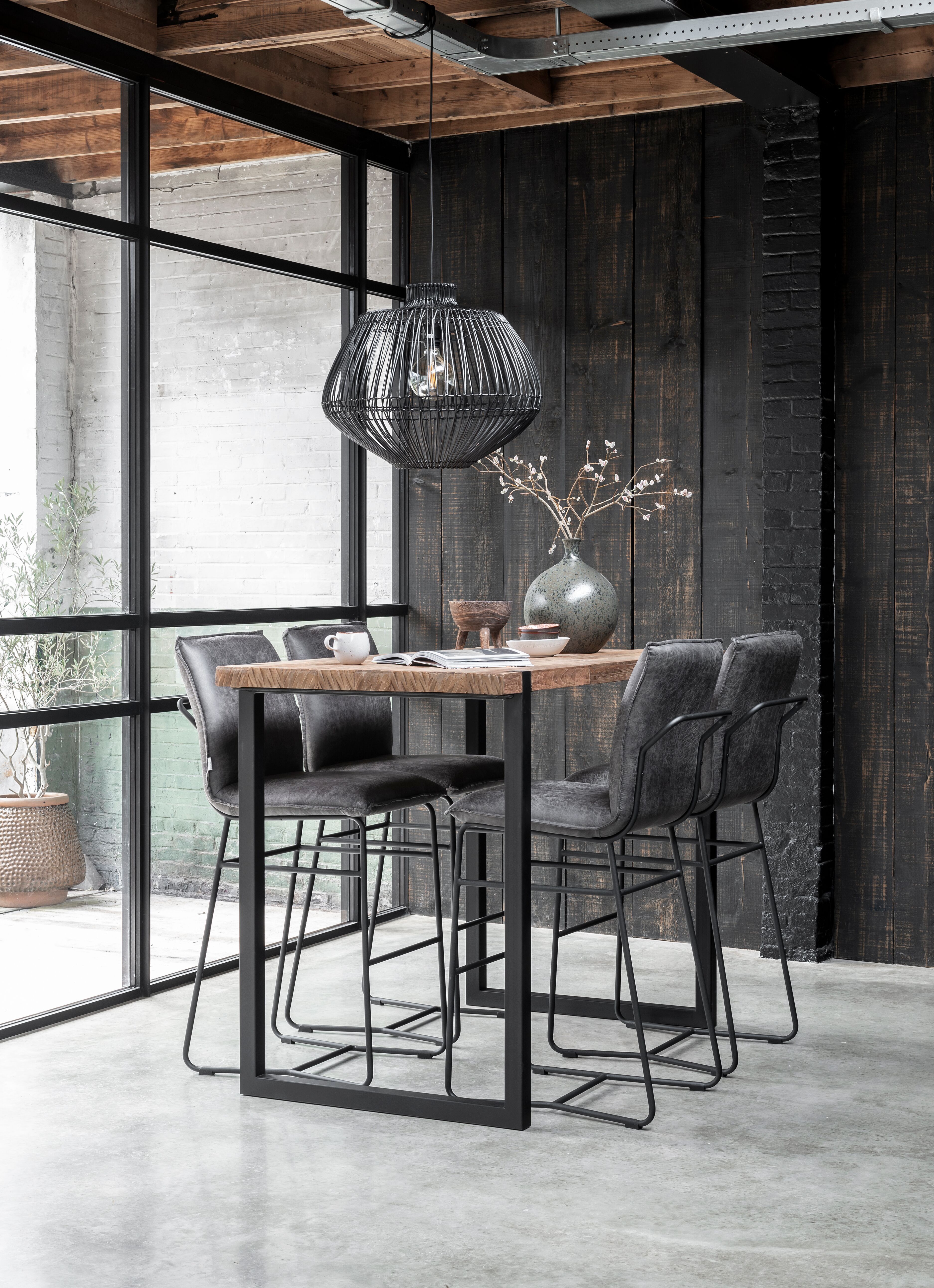 DTP HOME Bartisch Höhe 110 cm  Beam 150 x 80 cm recyceltes Teakholz