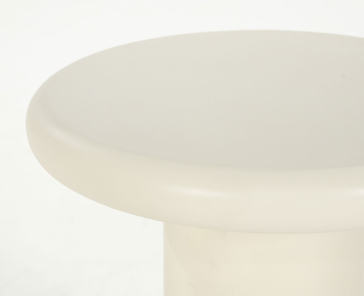 Beistelltisch Jade rund Ø 45 cm Magnesia beige